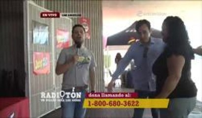 Radiotón: Gabriela colabora recaudando fondos