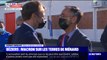 Robert Ménard accueille Emmanuel Macron à Béziers