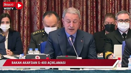 Bakan Akar'dan S-400 açıklaması