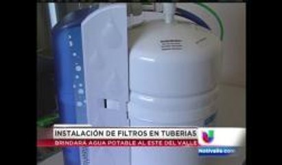 Programa para combatir la contaminacion del agua al este del valle
