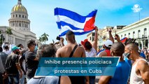 Gobierno cubano frustra protestas  pacíficas