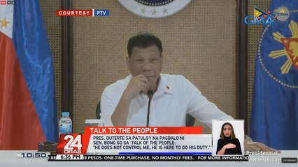 PRRD: Voluntary na lang ang face shield para sa mga lugar na naka-Alert Level 3, 2, at 1 | 24 Oras