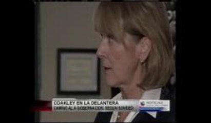 Sondeo da ventaja a Martha Coakley