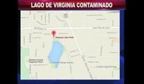 Lago Virginia contaminado