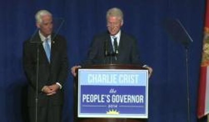 FL: Charlie Crist cuenta con el apoyo de Bill Clinton