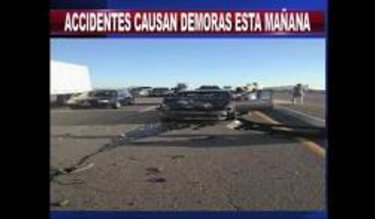 Accidentes causan demoras en el tránsito en Reno