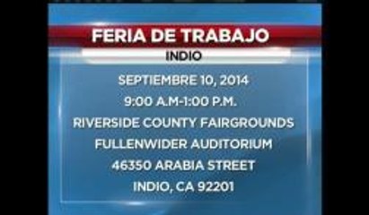 Se realizará una feria de empleo en el Valle de Coachella