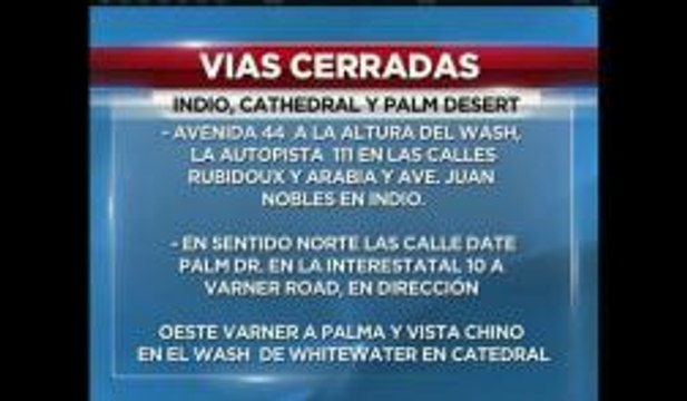 Varias vías del valle estarán cerradas por la tormenta