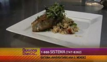 Prepare un filete de atún con cus cus al estilo provenzal