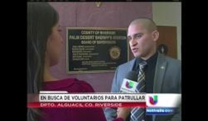Se buscan voluntarios para patrullar la comunidad