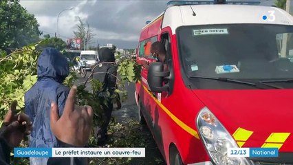 Guadeloupe : instauration d'un couvre-feu après les scènes de violences