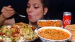 AsmrEating Dahi Golgappe, Raj Kachori, Soupy Noodles, Mix Sauce Pasta, Grilled Cheese Sandwich Mukbang|  Foodie JD