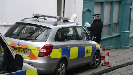 Road sealed off after 'domestic' incident