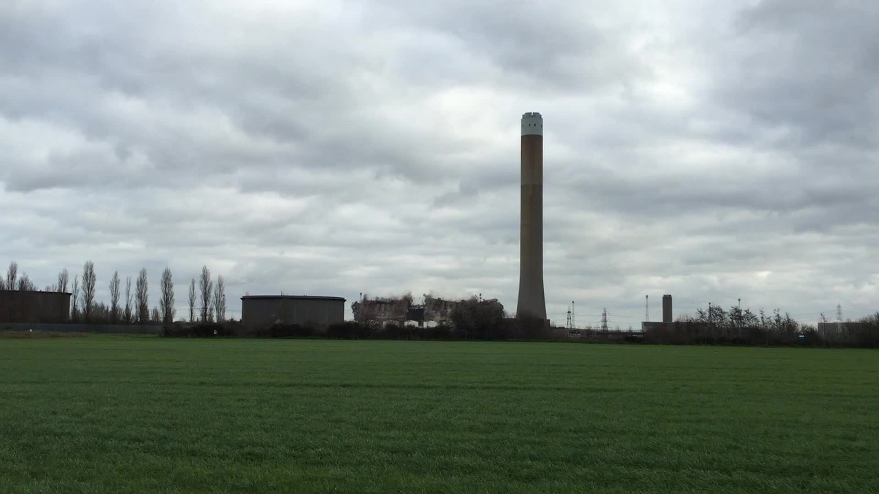 Boiler houses come down