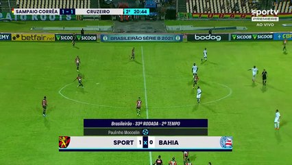 18/11/2021: Sampaio Correa 1x1 Cruzeiro 2º Tempo
