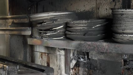 A fire devastates a cafe in Folkestone