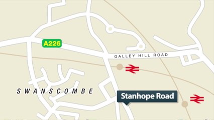 Three men have been arrested in Gravesend after a police chase.