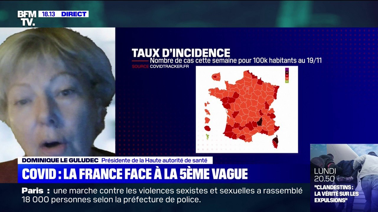 Covid-19: pour la présidente de la Haute autorité de santé, "on est en cours de reprise de l'épidémie"