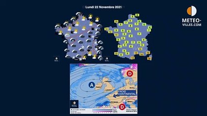 prévisions météo du samedi 20 novembre 2021