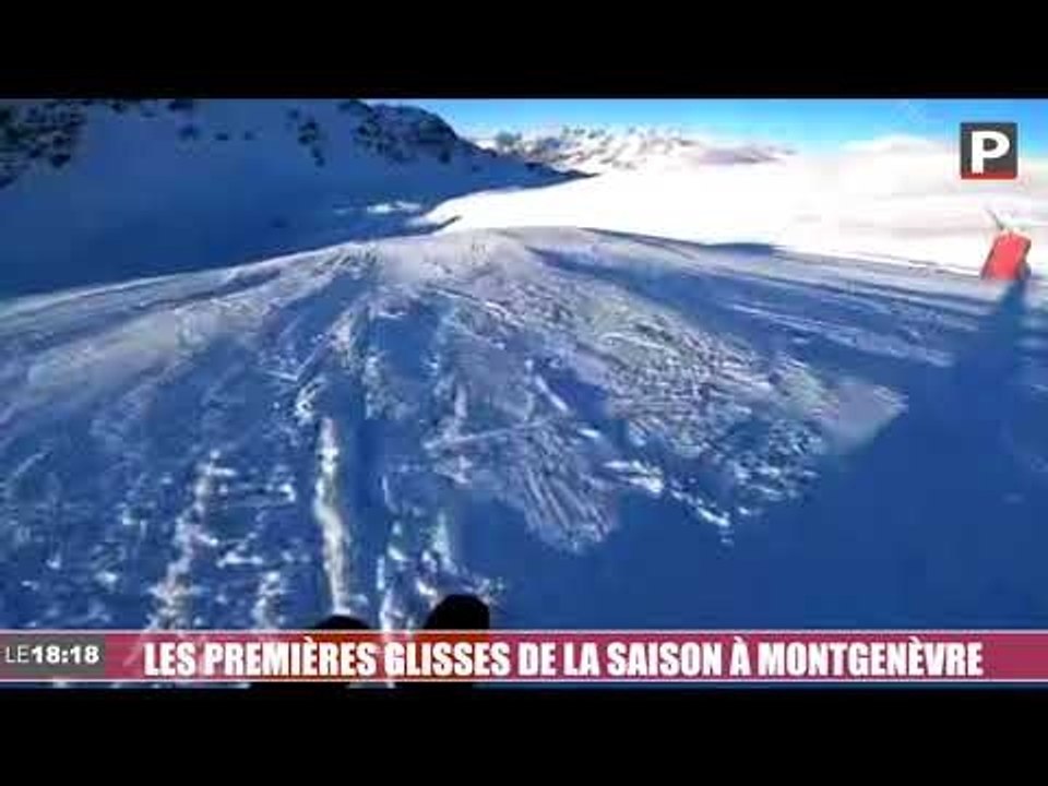 Les premières glisses de la saison à Montgenèvre
