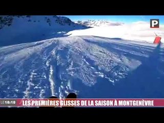 Les premières glisses de la saison à Montgenèvre