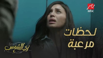 كادت أن تفقد وعيها.. لحظات مرعبة لنور داخل الأسانسير!
