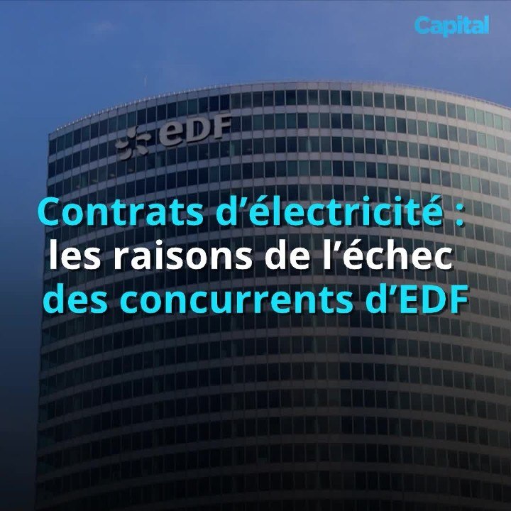 Contrats d’électricité : les raisons de l’échec des concurrents d’EDF (2)