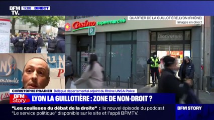 Lyon: pour Christophe Pradier (UNSA Police), "quand on interpelle les gens, il ne faut peut-être pas les remettre en liberté aussi facilement"