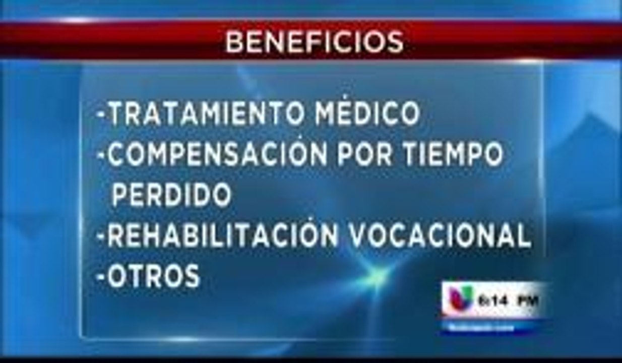 Conozca sus derechos si sufre de un accidente en el trabajo