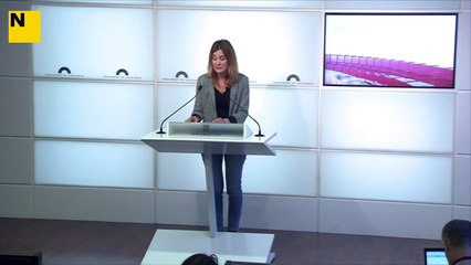 Jéssica Albiach (En Comú Podem) s'obre a negociar els pressupostos "independentment de que faci la resta" però avisa: "Si no rebem trucada del Govern, presentarem esmena a la totalitat"
