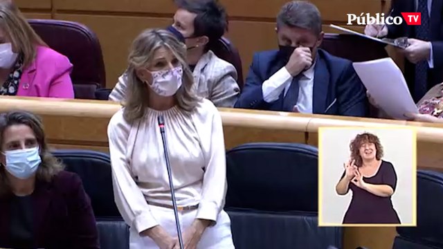 Yolanda Díaz, a Sofía Acedo (PP): Ustedes, gobernando 14 años, no han conseguido defender a los trabajadores y trabajadoras de este país como lo ha hecho el Gobierno de España en menos de dos años