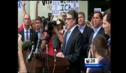 Rick Perry no asistió a la audiencia en la Corte