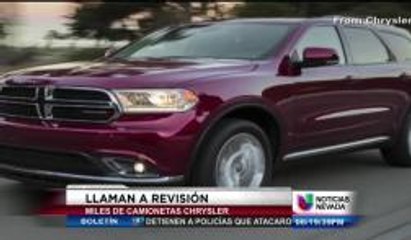 Llaman a revisión a camionetas Chrysler