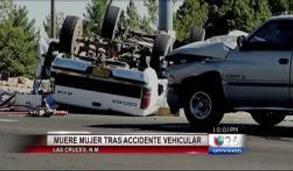 Muere mujer en accidente vehicula en Las Cruces, NM