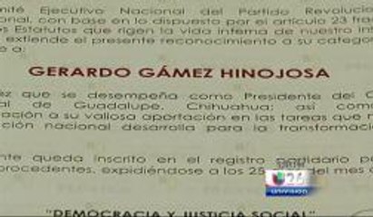 Líder del PRI en Guadalupe Chih. pide asilo en Estados Unidos