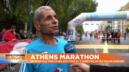 Runner, 88, sets sights on marathon after losing stomach to cancer