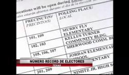 Número récord de electores