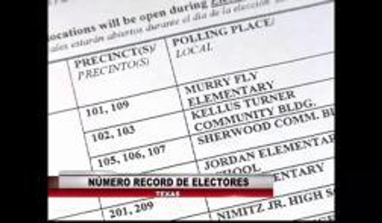 Número récord de electores