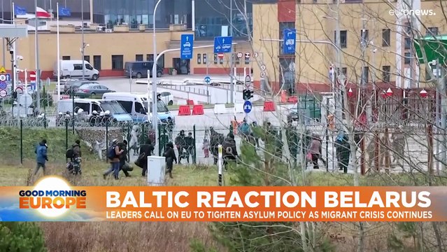 Baltic leaders urge EU to 'hold Belarus accountable for human trafficking'