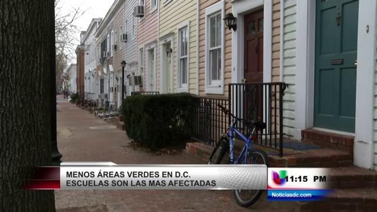 Disminuyen los espacios verdes en el Distrito de Columbia