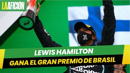 Lewis Hamilton gana el Gran Premio de Brasil; 'Checo' Pérez termina cuarto