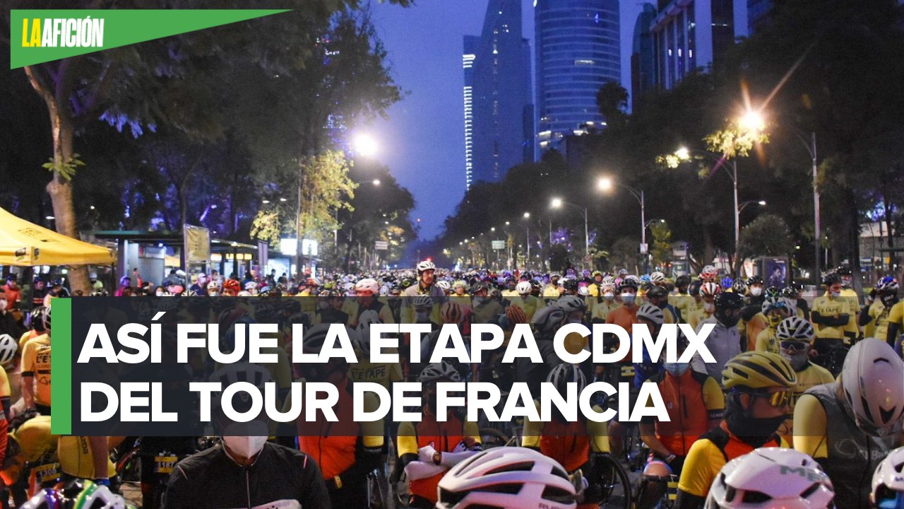 Tour de Francia en CdMx_ L'Etape de ciclismo estuvo llena de pasión