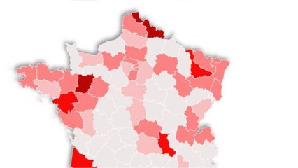 Epidémie : la carte de France des 147 clusters