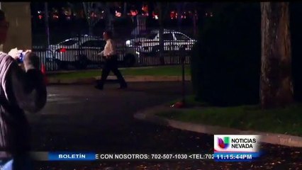 Hombre salta barda en Casa Blanca