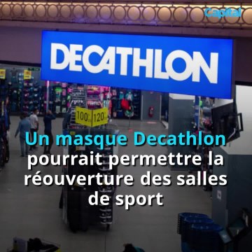 Un masque Decathlon pourrait permettre la réouverture des salles de sports Twitter