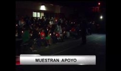 Vigilia en conmemoración de niña asesinada