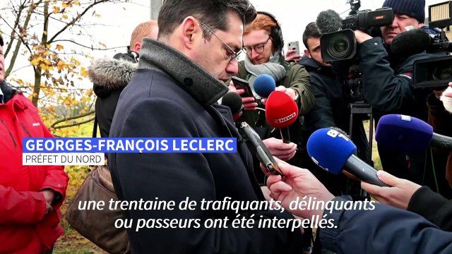 Migrants: un important campement évacué à Grande-Synthe, dans le nord de la France