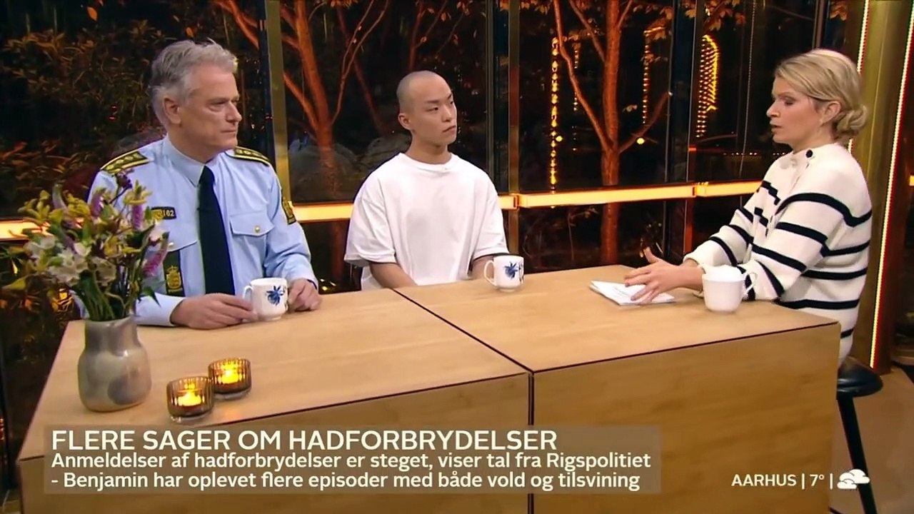 Stigning i antallet af hadforbrydelser | LGBTQ | Benjamin Dysager | Claus Birkelyng | Go morgen Danmark | 15 November 2021 | TV2 Play - TV2 Danmark