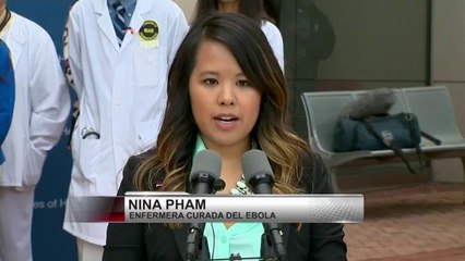 Obama recibe a la enfermera que ha superado el Ébola
