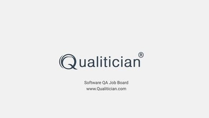 QA Job Board | Qualitician.com